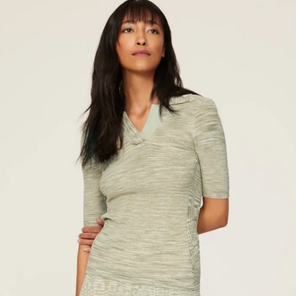 Holzweiler Smooth Knit Top Sage Green - Picture 1 of 5